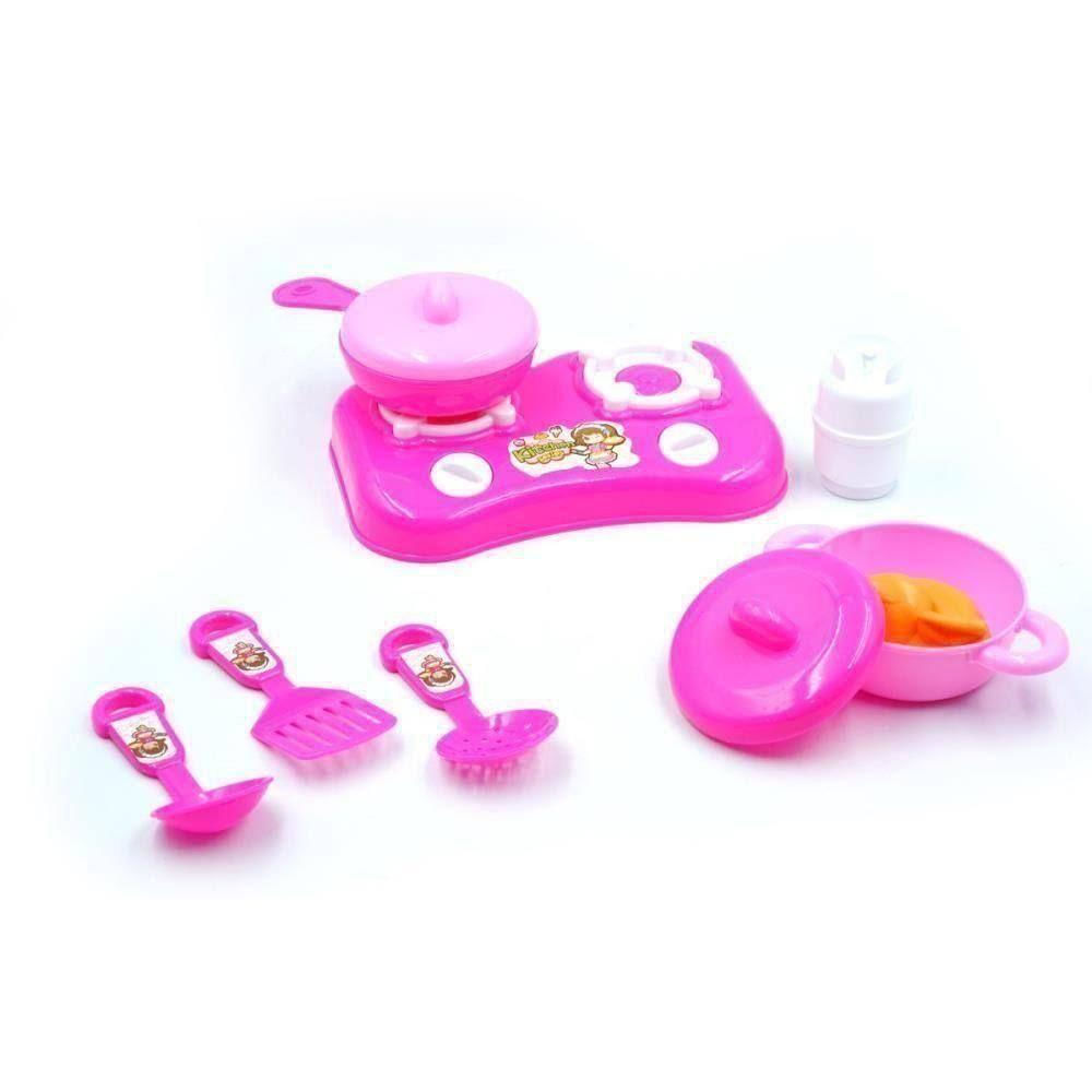 Kit Cozinha Infantil Fogão Panelas Utensílios Brinquedo