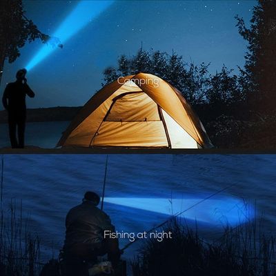 Lanterna De Cabeça 5 Led's Super Forte Recarregável Resistente A Água Carregamento Via Usb