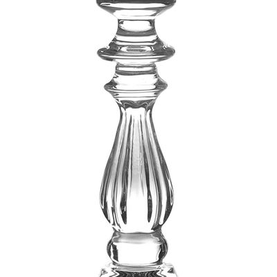 Castiçal em cristal ecológico L'Hermitage La Voir 10x27,6cm
