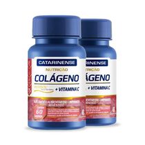 Kit 2 Colágeno Verisol + Vitamina C Catarinense 60 Cápsulas