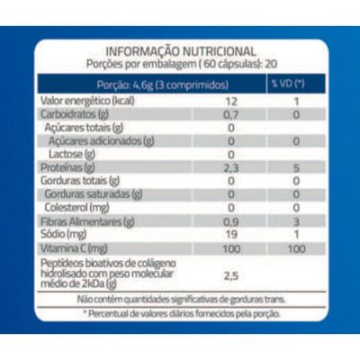 Kit 2 Colágeno Verisol + Vitamina C Catarinense 60 Cápsulas