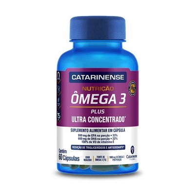 Kit 5 ômega 3 Concentrado Catarinense 60 Capsulas