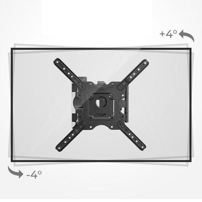Suporte Tv Articulado De Parede Para Telas 32 A 55 P4 Nb