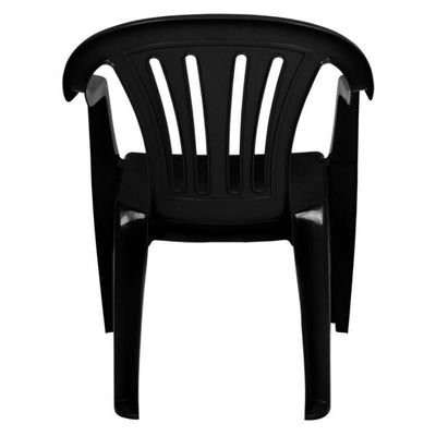 Poltrona Plástica Mor Preto