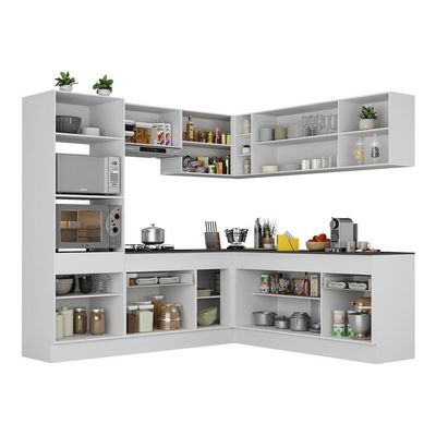 Armário De Cozinha Completa De Canto Branco