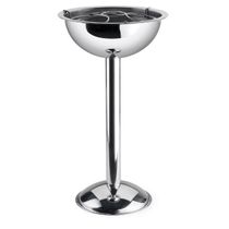 Champanheira em aço inox com pedestal Forma 8 litros