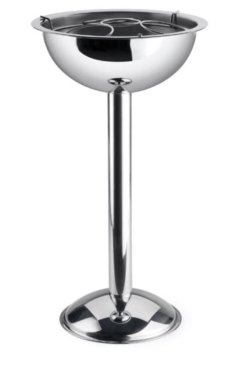 Champanheira em aço inox com pedestal Forma 8 litros