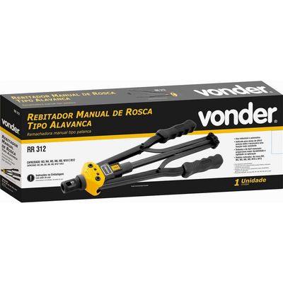 Rebitador manual de rosca tipo alavanca M3-M12 RR 312 VONDER