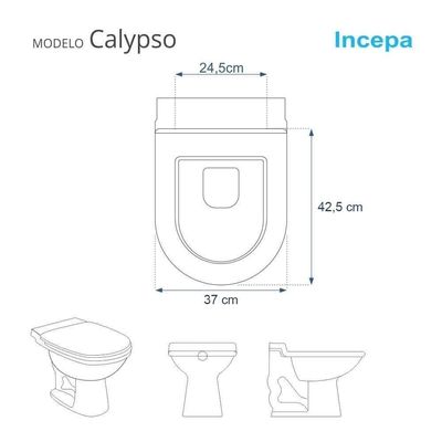 Tampa De Vaso Poliéster Decorada Golfinho Estrela Do Mar Calypso Para Louça Incepa
