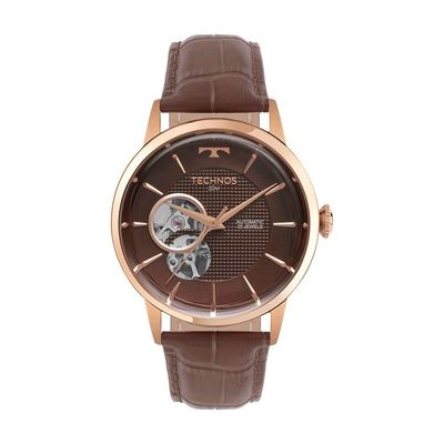 Relógio Technos Masculino Automatico Rosé - G3265aw-0m G3265aw-0m