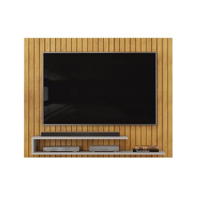 Home p/ TV até 55 Pol Ripe 134x108cm Cedro/Bali - DJ Móveis