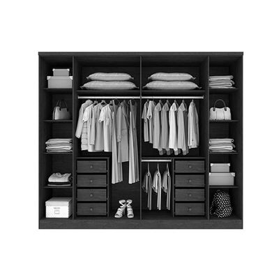 Guarda Roupa 6 Portas 6 portas e 8 Gavetas Sevilla Neve - Tcil Móveis