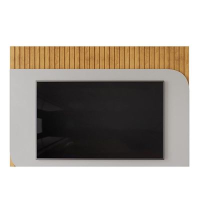 Home p/ TV até 65 Pol Tom 150x139cm Freijo/Off White - DJ Móveis