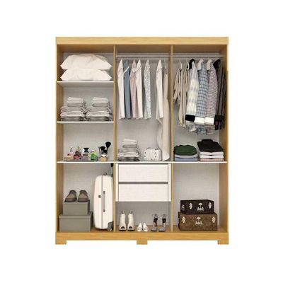 Guarda Roupa 6 Portas e 2 Gavetas Lana Cinamomo/Off White - ACP
