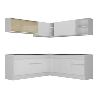 Armário De Cozinha Completa De Canto Mp2096.891 Branco