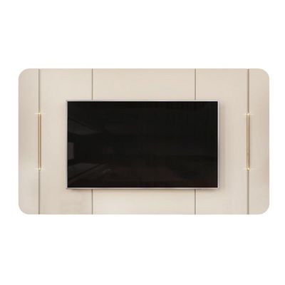 Home p/ TV até 75 Pol Areta 218x132cm Off White - DJ Móveis