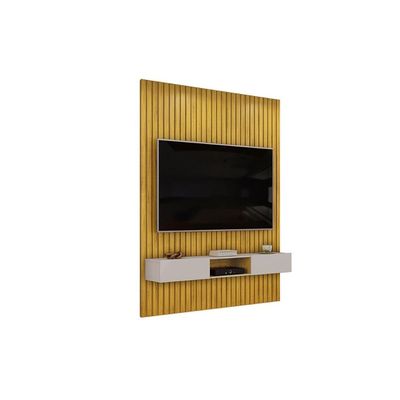 Home p/ TV Trento 183x240cm Freijo/Off White - DJ Móveis