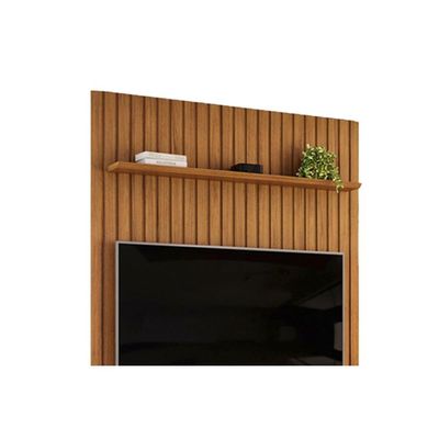 Home p/ TV Trento 143x240cm Freijo/Off White - DJ Móveis