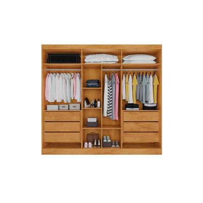 Guarda Roupa 6 Portas (2 c/ Espelho) e 6 Gavetas Oslo Peroba - Europa