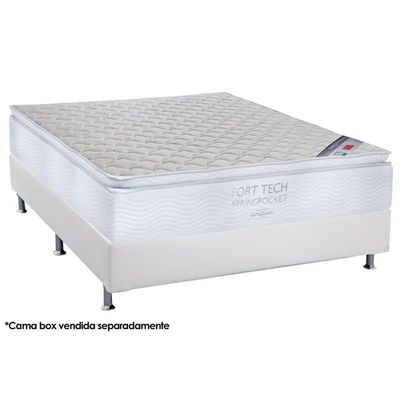 Colchão Casal Molas Ensacadas SuperPocket Fort Tech OrtoPillow (138x188x34) - Ortobom