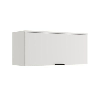 Armário de Geladeira p/ Cozinha Alpha 2503 c/ 1 Porta Basculante 80cm Branco - Carraro