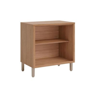 Gabinete de Cozinha Modulado Balcão c/ Tampo Eloise c/ 2 Portas 80cm Cinamomo/Titanium - MGM
