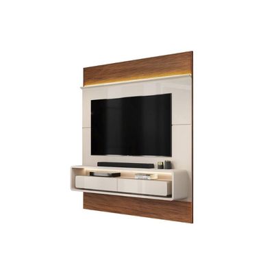 Painel Home p/ TV até 70 Pol Taylor 179x207cm Bali/Cedro - DJ Móveis