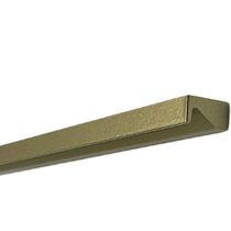 Puxador de Gaveta 20cm Dourado Sobreposto Líbero Nuovo Torralba Cava Invertida