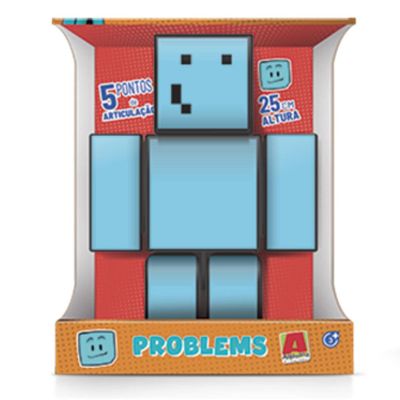 Boneco Gamer Turma do Problems 25cm Algazarra