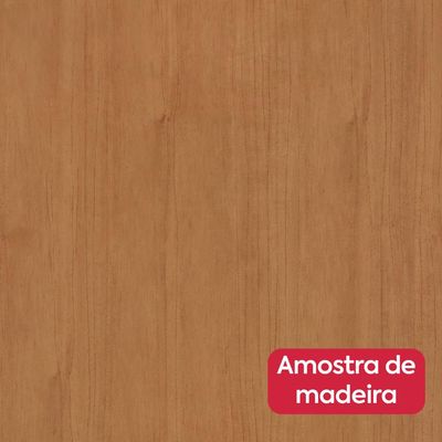 Conjunto Sala de Jantar Mesa Easy Pop 120x80cm Tampo MDF 40mm com 4 Cadeiras Confort Amêndoa/Off