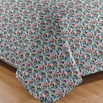 Kit Cobre Leito Colcha Mix King Estampado Dupla Face Floral 3 Peças - Clarisse