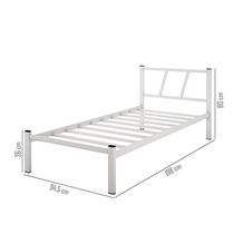Cama Helena De Ferro Super Resistênte Duarte Moveis