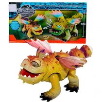 Brinquedo Infantil Dragão Dinossauro Com Luz E Som Movimento