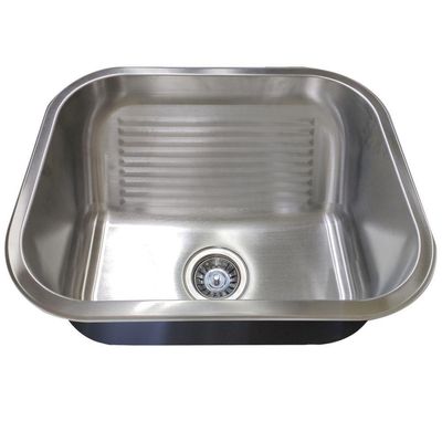 Tanque Lavanderia Aço Inox 30 Litros Lava Tecido Roupa Tanquinho Limpeza Lavabo Casa Area Externa