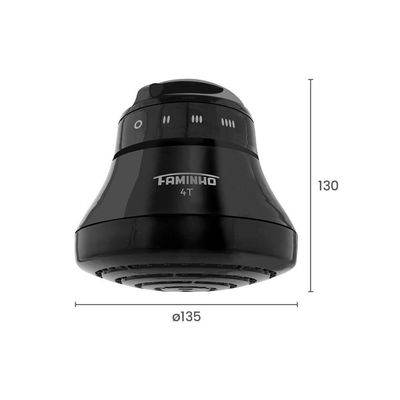 Chuveiro Fame Faminho 4T Black 6800W 220V