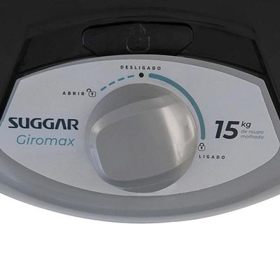 Centrifuga De Roupas Suggar Giromax 15 Kg Prata 110V