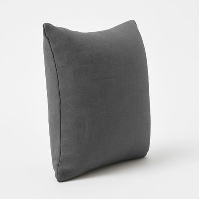 Kit 4 Almofadas Suede Decorativa 42cm Sala Quarto Escritório Cinza