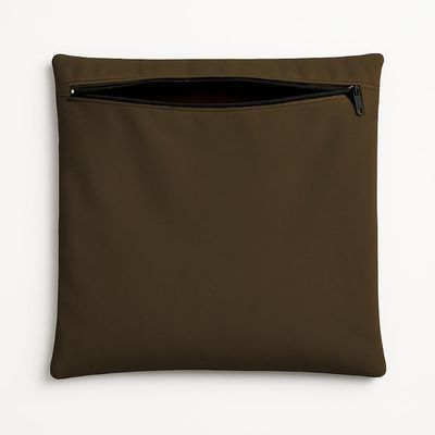 Kit 2 Capas De Almofada Decorativa 42cm Sala Quarto Balaqui Marrom