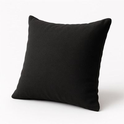 Kit 2 Almofada 42cm Decorativa Suede Fofinha Sofá E Cadeira Preto