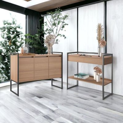 Conjunto Buffet E Aparador Industrial Jade Montana