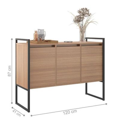 Conjunto Buffet E Aparador Industrial Jade Montana