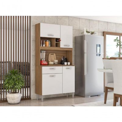 Cozinha Completa 4 Portas Marie Amendola Branco