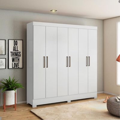 Conjunto Quarto De Casal Completo Ferrara Branco