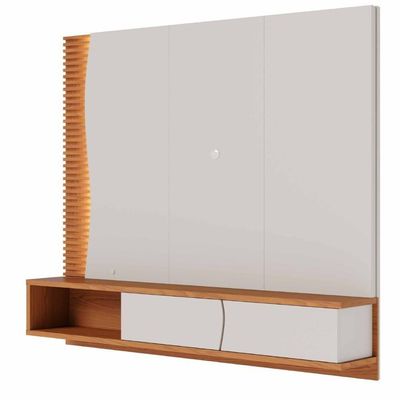 Home Suspenso Sauipe Para Tv 65 Polegadas Off White Freijo