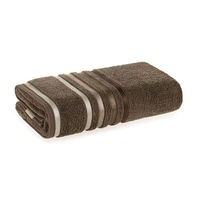 Toalha De Banho Lumina Fio Penteado Max Karsten Gris/greige