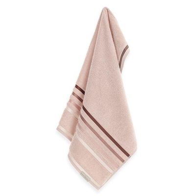 Toalha De Rosto Lumina Fio Penteado Max Karsten Rosé/rosa