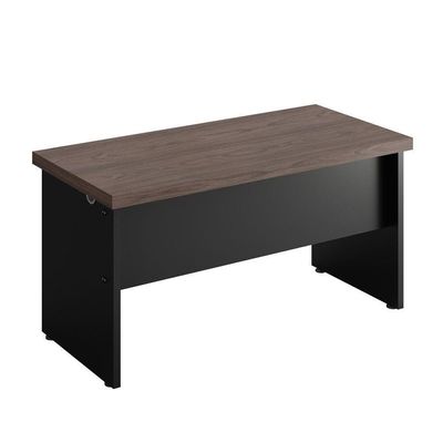 Mesa 1200 Com Armario 2 Portas Alpha Freijo Preto