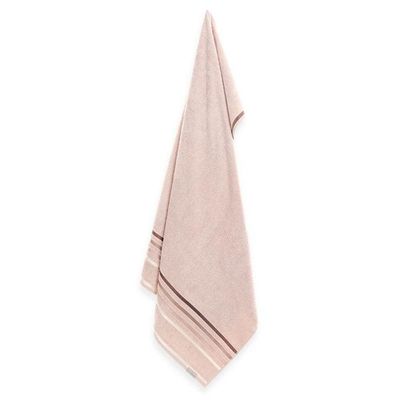 Toalha De Banho Lumina Fio Penteado Max Karsten Rosé/rosa