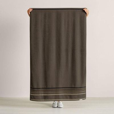 Toalha Banhão Lumina Fio Penteado Max Karsten Gris/greige