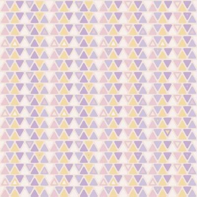 Papel De Parede Infantil Geometrico Menina